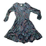 Maeve anthro paisley mandala colorful boho dress woman’s size medium