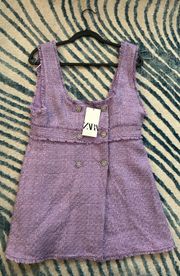 NWT Tweed Double Breasted Dress 