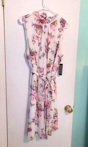 NWT! Sleeveles Halter Neck Floral Dress Size XL