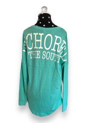 Red Camel Womens Shirt XS Spirit Top Seafoam Green Anchored in the South Jersey