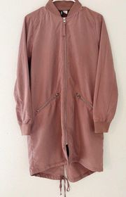 Divided Long Mauve Jacket | Size 8