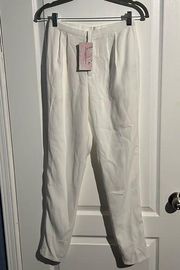 L’ATISTE by Amy White High Waisted Trousers Size Small