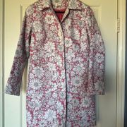 Ann Taylor Floral Trench Coat