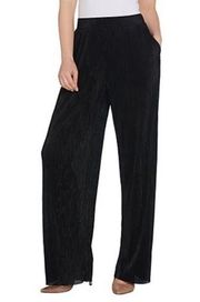 H Halston Silky Flowy Wide Leg Pants Medium