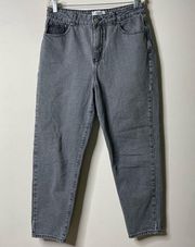 New Look Grey Tori Mom Jeans 10