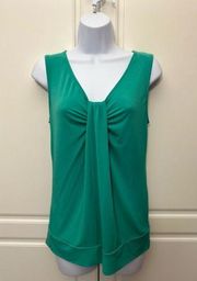 New York & Company blouse green size Small Stretchy