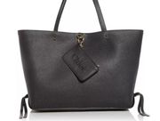 Chloé Sense Medium Leather Tote Bag Black Women’s