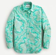 J Crew Collection Slim-fit crisp cotton poplin shirt in Ratti® pendant paisley