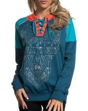 NEW AMERICAN FIGHTER GLOVER WOMEN MULTI HOODIE S