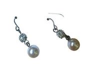 Croft & Barrow Silver Pearl Dangle Earrings​​​