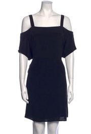 ALLSAINTS Square Neckline Mini Dress Size: XS Black