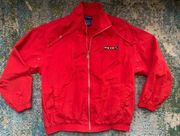 Vintage Catalina women’s Sport logo nautical windbreaker jacket, size medium