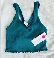 Yogalicious Crop top with underlined bra