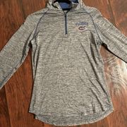 Florida Gators Pullover Womens Heathered Gray Activewear 1/4 Zip Colosseum