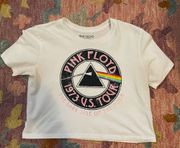 Band Tee Crop Top