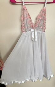 Floral lingerie nightgown