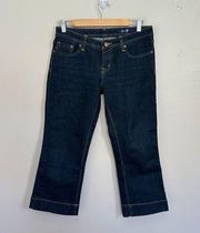 Seven7 Premium Denim Dark Wash Capris Size 29