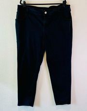 Lane Bryant Skinny Jeans Black Plus Size 22 Five Pocket Style Pants Stretch