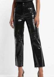 Black sequin pants - 12 SHORT - only worn once