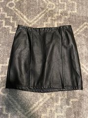 Leather Skirt