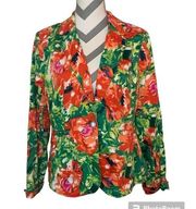 Live A Little floral jacket size L