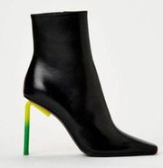 NEW Off White Allen Gradient Heel Bootie Wrench Stiletto Ankle Boots 40 9 $1420