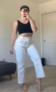 High Waisted Straight Jeans Size 10