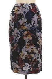 Catherine Malandrino Multicolor Floral Print Skirt