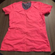 Greys Anatomy hot pink scrub top