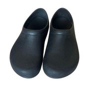 On The Clock Unisex Shoes Black Slip Resistant Comfort Work Clogs