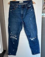 Abercrombie and Fitch the Mom High Rise Jeans Size 6/28
