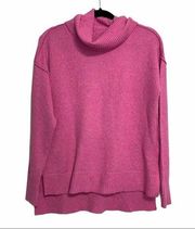 Becca Tilley & Bar III Pink Cowl Neck Sweater