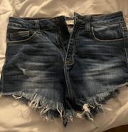 Cut Off Denim Shorts