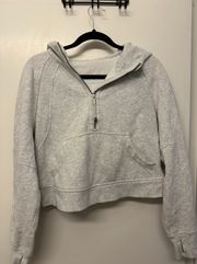 Scuba Oversized Half-Zip Hoodie