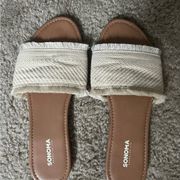 Ivory Boho Sandals - Size 9 Women