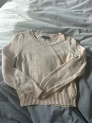 Cream Cropped Sweater