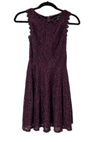 Purple Lace City Studio Dress (S)