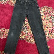 Vintage Rustler Faded Black Straight Leg Mid Rise Jeans