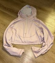 3 Quarter Zip With Hood