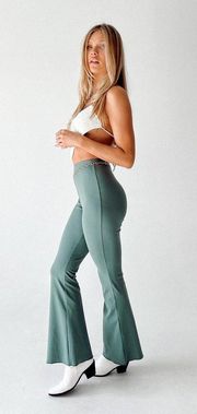 Princess Polly Louisa Pants in Green