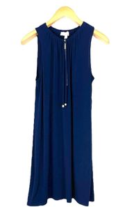 Dress Women’s Large Navy Sleeveless Gold Hardware Dress