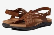 NEW Easy Spirit Mar open toe leather comfort sandals 8