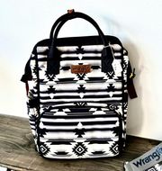 Black  Aztec Diaper Bag