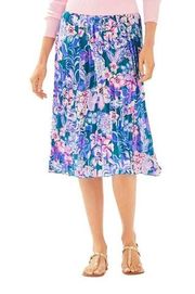 Lilly Pulitzer‎ Giavana Skirt in Tanzanian Teal Size S NWT