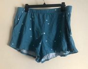 Stars Above Blue Pajama Shorts - XL NWT