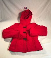 Winter Coat Womens Sz Small Red