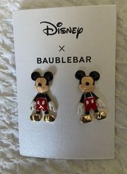 mickey mouse baublebar earrings