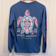 Simply Southern sea turtle long sleeve tee