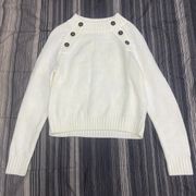 Copper Key White Long Sleeves sweater