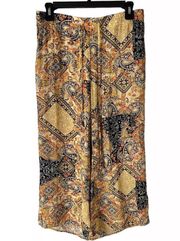 Cupcakes and Cashmere Wide Leg Palazzo Pants Bohoemian Boho Size Small - EUC